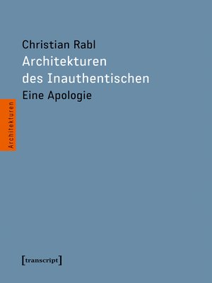 cover image of Architekturen des Inauthentischen